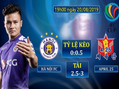 Link xem bóng đá trực tuyến Hà Nội FC vs April 25, 19h00 ngày 25/09