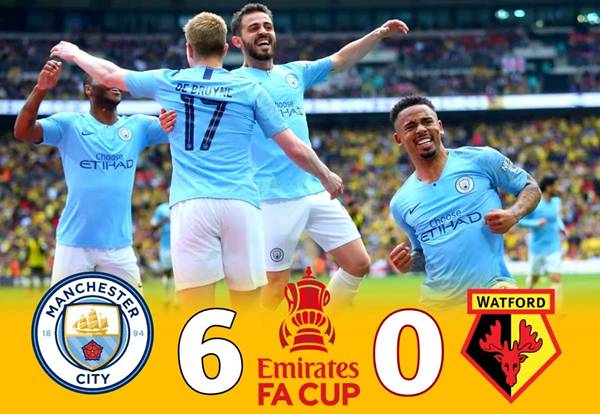 Man City vô địch FA Cup
